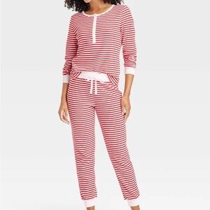 Auden Red and White Striped Pajama Set